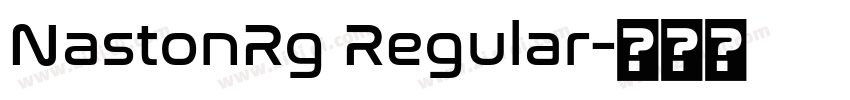 NastonRg Regular字体转换